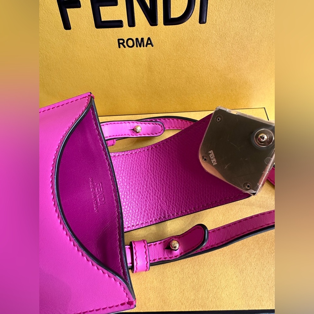 NWT FENDI FF Diamonds Phone Holder Bag - Picture 9 of 17
